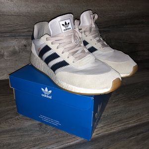 Adidas iniki Navy and gum sole